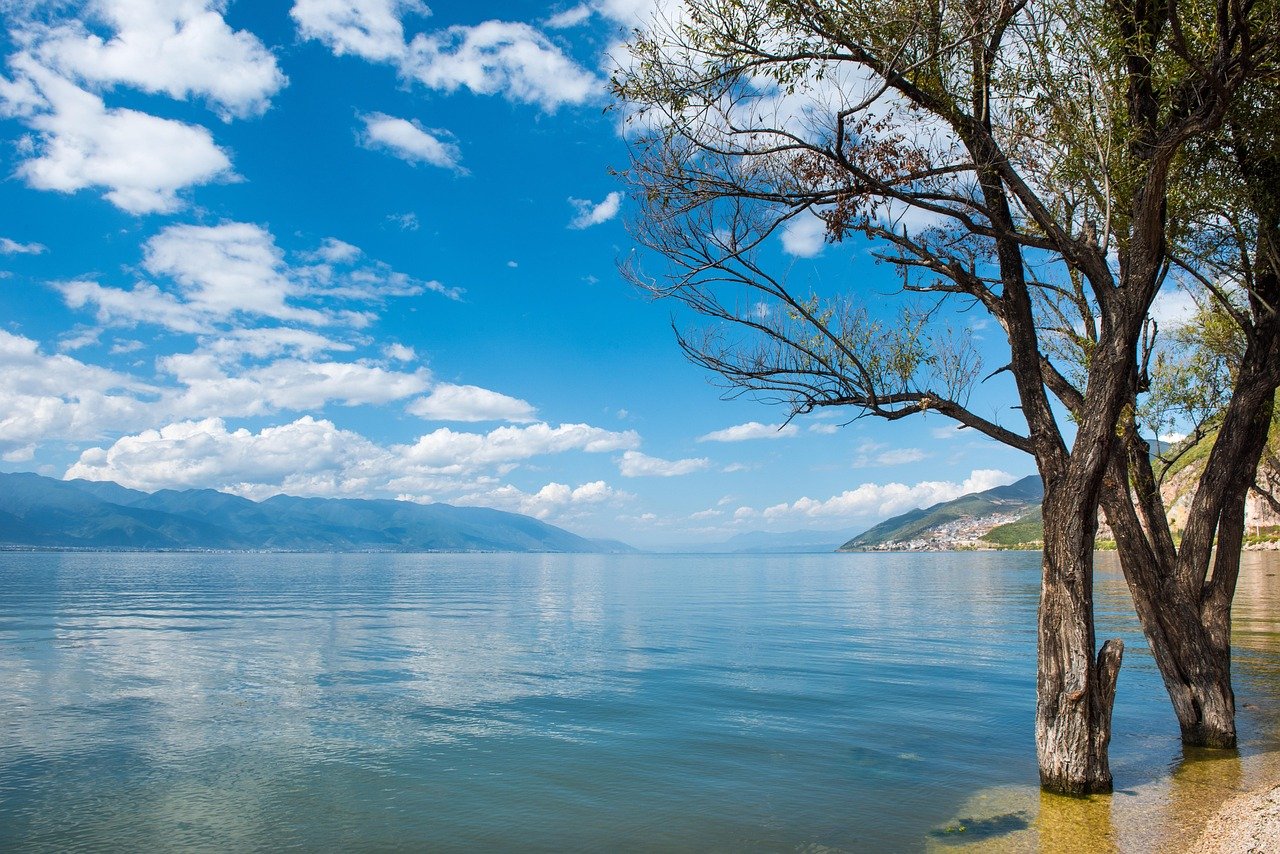 dali, erhai järvi, yunnan landscape