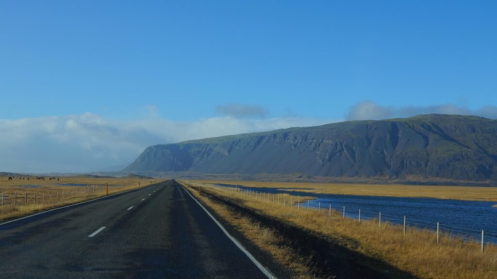 iceland, luonne, south coast road, main highway, mountain, landscape