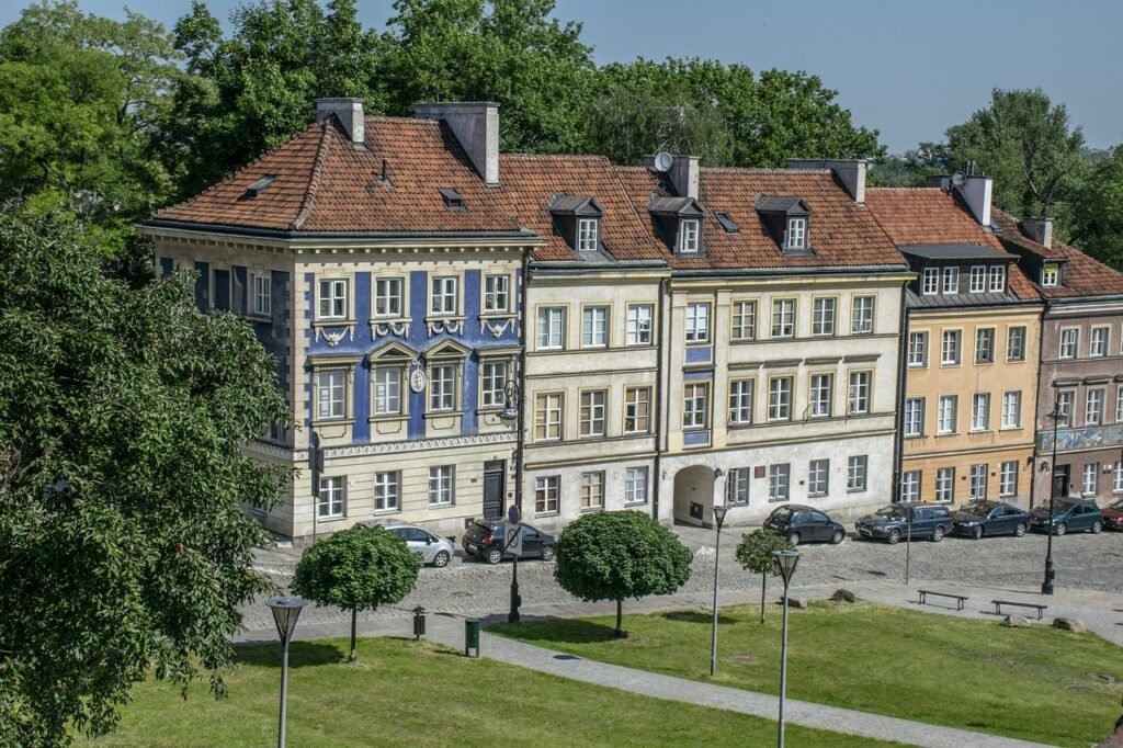 varsova, arkkitehtuuri, rakennuksen, matka, historia, urbaani, vanha, matkailu, old town