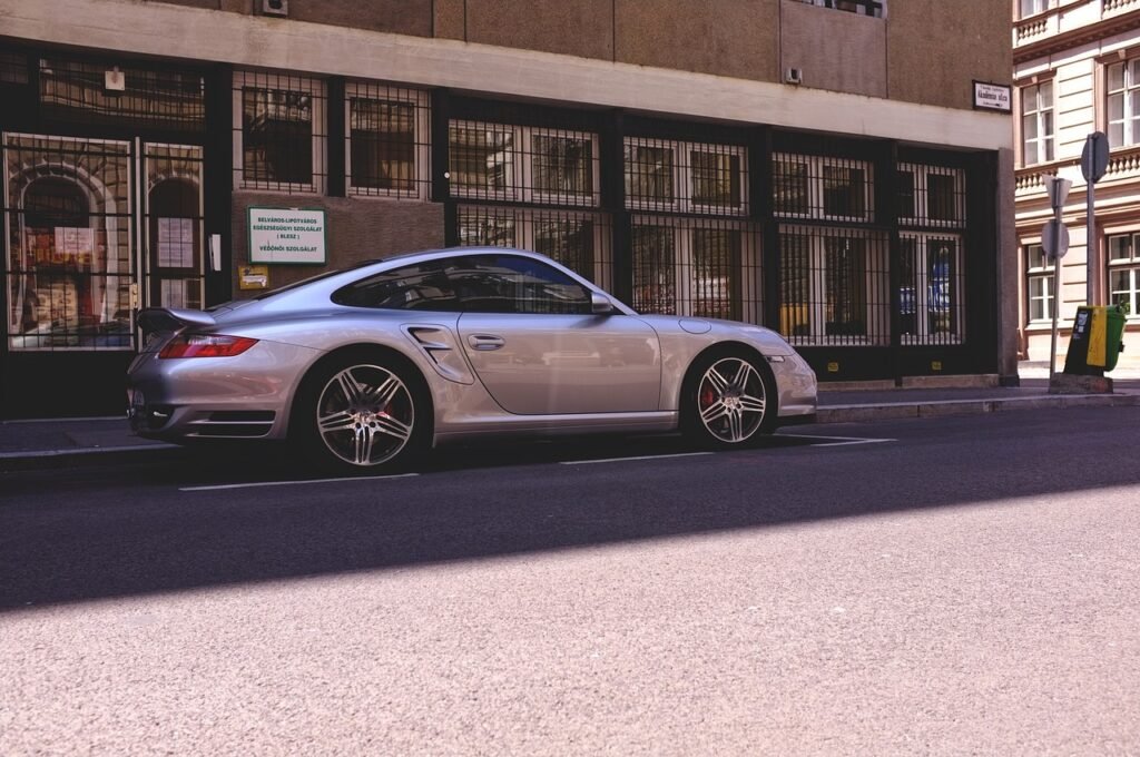 urheiluauto, porsche, street, budapest