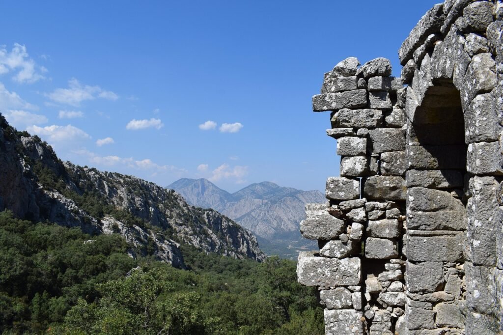 termessos, turkki, old town, muinoin, luonto, vuoret, ilmaa
