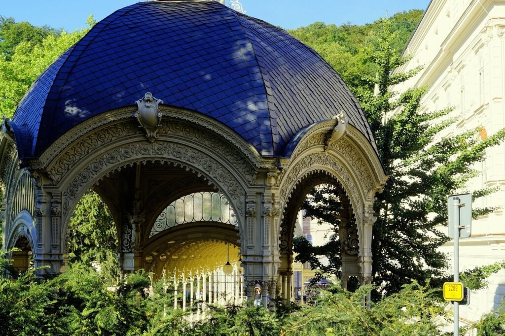 pavilion, winter garden, art nouveau, barokki
