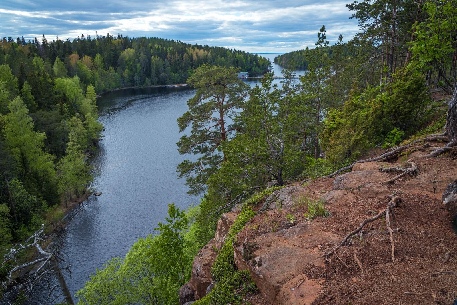 Vierailija suunnittelee matkaa rauhallisessa pohjoiskarjalaisessa kaupunkiympäristössä