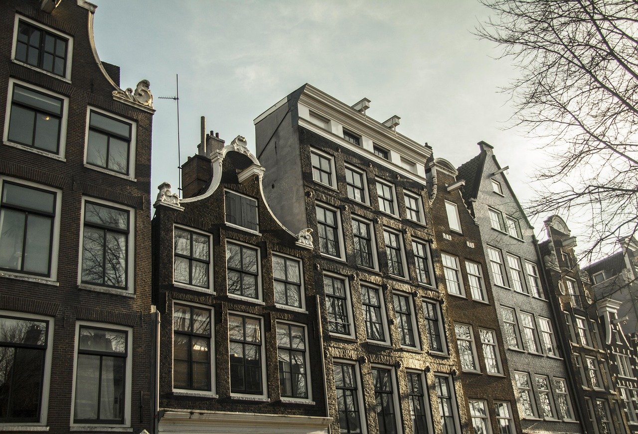 amsterdam, historiallinen, vanha kaupunki, alankomaat, hollannissa, euroopassa, kaupunki, street, hollanti