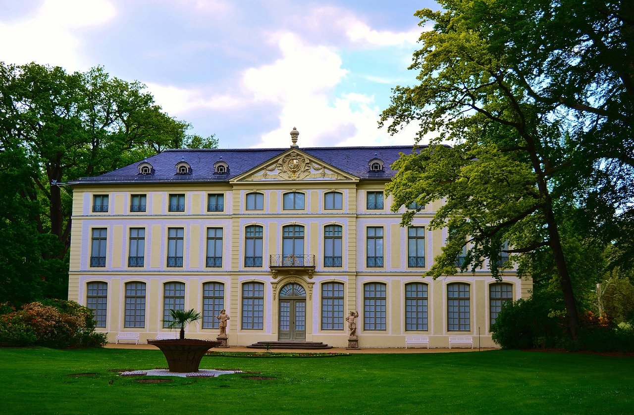 pysäköidä, luonto, greizer -puisto, summer palace, maisema, rentoutuminen, kiertoajelu