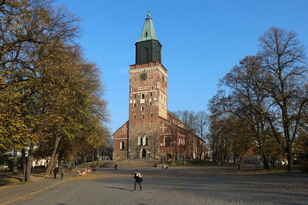 church, cathedral, turku, finland, belfry, old, architecture, tourism, autumn, turku, turku, turku, turku, turku