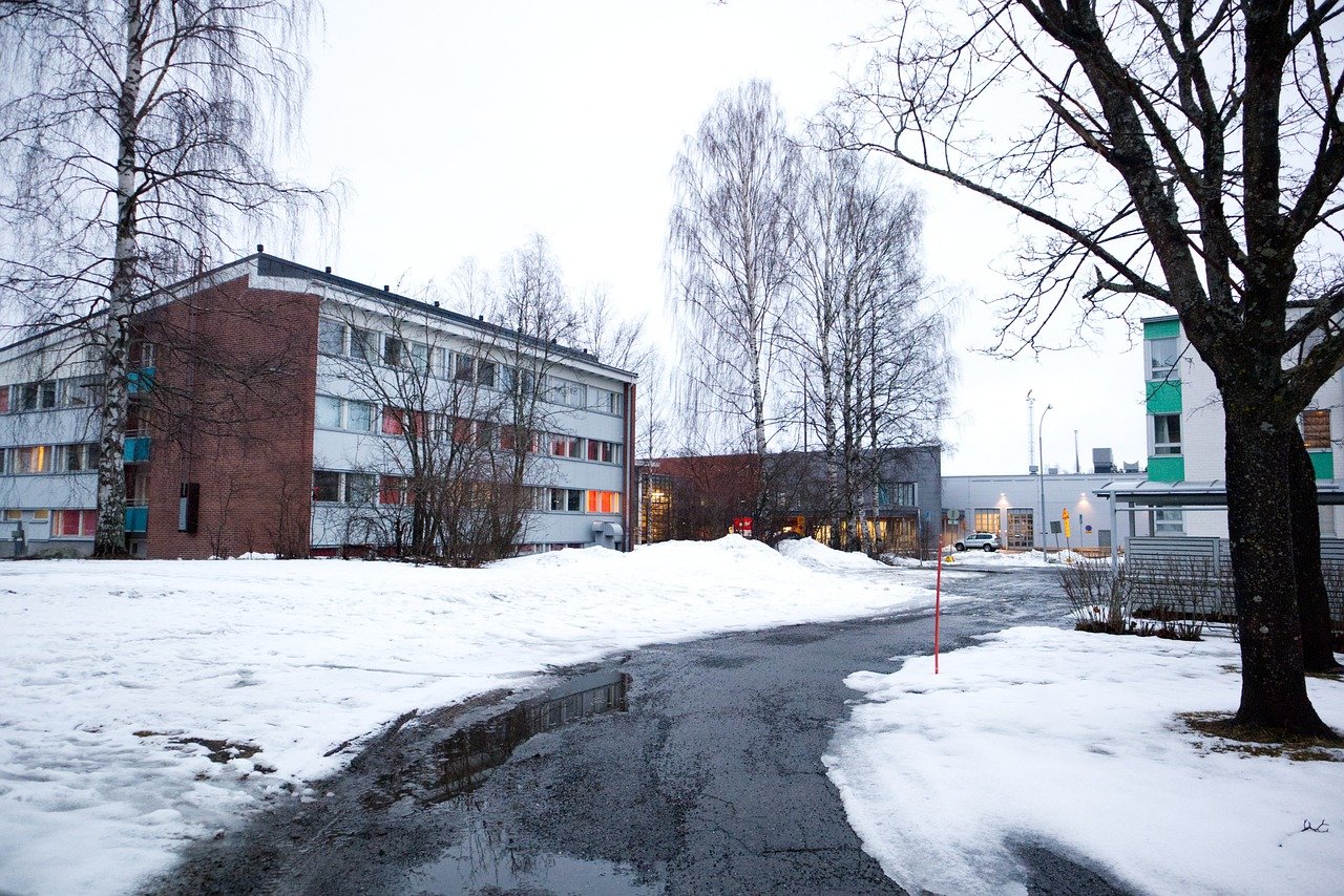 lumi, katu, luonne, talvi, kylmä, kaupunki, sää, tie, jäädytetty, suomi, kuja, joensuu, märkä