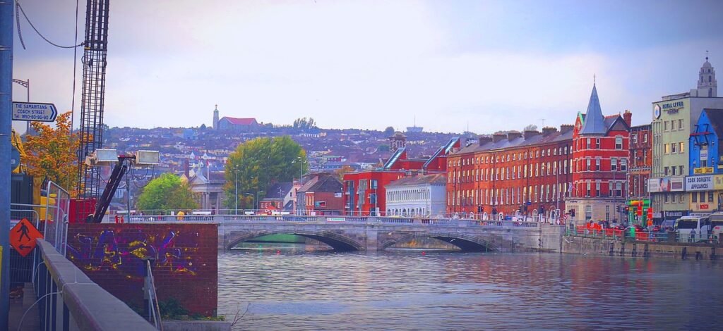 cork, cork, irlanti, cork irlanti, irlanti, satamakaupunki, virtaus, satamaan, arkkitehtuuri, taivas, port, satama, joki, riv
