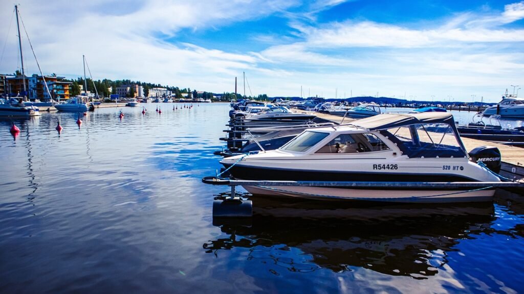 telakka, järvi, vene, vettä, rauhoittaa, ulkona, taivas, pilvet, maisema, kesä, sää, rauhaa, ilmapiiri, auringonpaiste, kellu